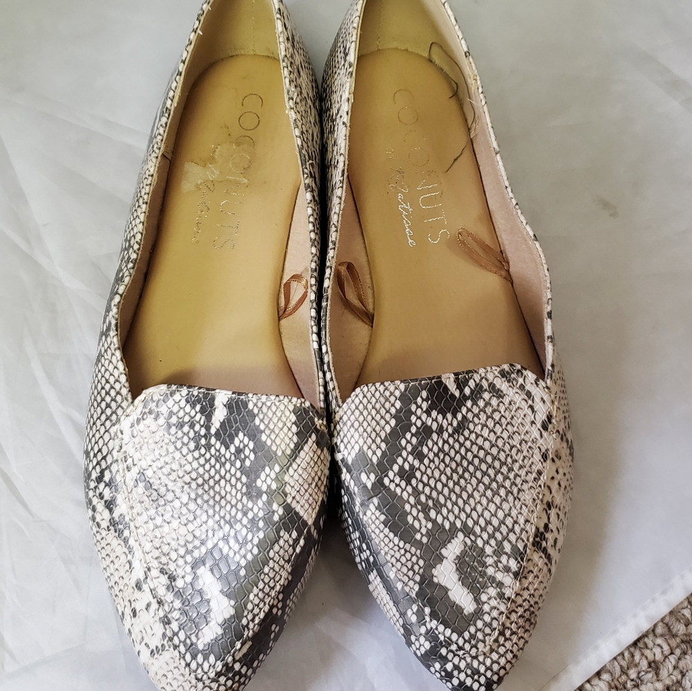Coconuts by Matisse/Snake Print Flats - Picture 5 of 7